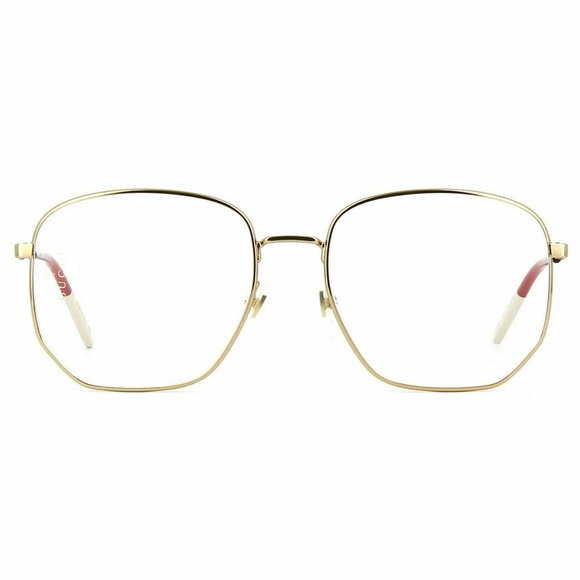 Gucci GG 0396O 002 Gold Red Green Women\'s Eyeglasses main image 11